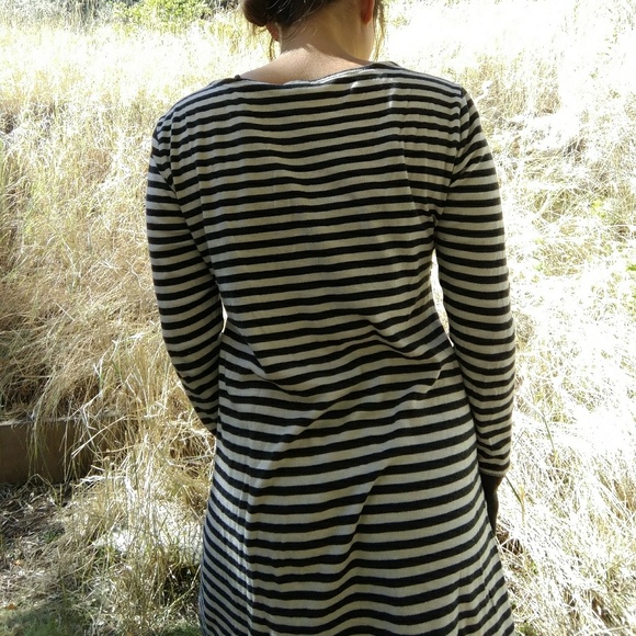 Striped Sweater Dress - Picture 2 of 5